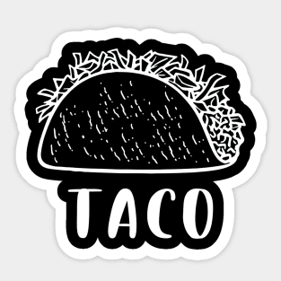 Cute Taco & Taquito Mom Dad Sticker